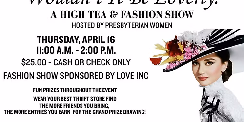 HIGH TEA & FASHION SHOW