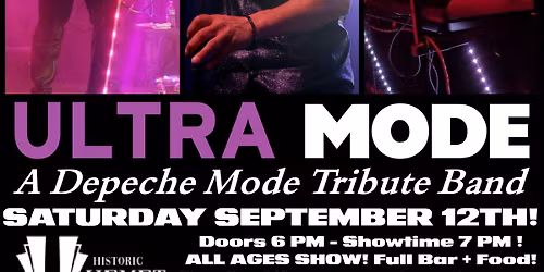 SAT 9\/12\/2026 Ultra MODE at Hemet Theatre, Hemet, CA!