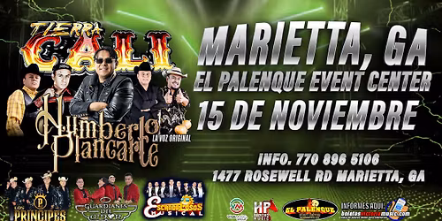 HUMBERTO PLANCARTE LA VOZ DE TIERRA CALI EN MARIETTA, GEORGIA