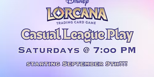 Disney Lorcana League Play