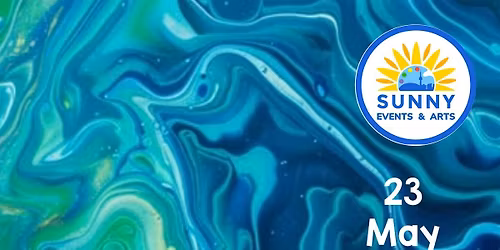 ABSTRACT BLUE & GREEN  -  Art Workshop for Adults