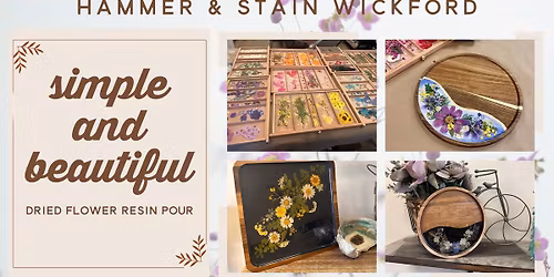 11\/15\/25 11-1pm Pressed flower charcuterie or trinket trays