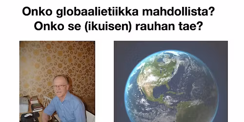 FiloCafe-ilta: Onko globaalietiikka mahdollista?