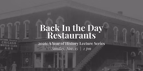 Back in the Day Restaurants