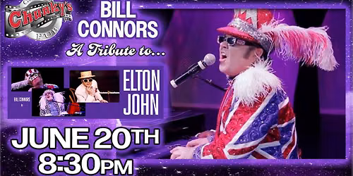 LIVE ELTON TRIBUTE: BILL CONNORS! 06\/20