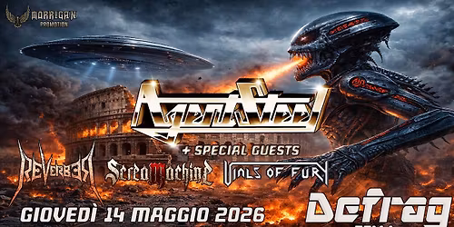 AGENT STEEL + Special Guests - Live @ Defrag - Roma