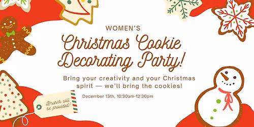 Women's Christmas Cookie Decorating Party!