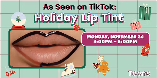 As Seen on TikTok: Holiday Lip Tint