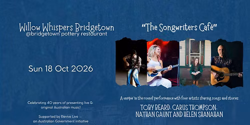 "The Songwriters Caf\u00e9" Comes To Bridgetown