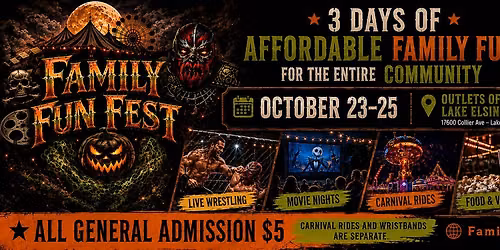 Family Fun Fest @ Outlets of Lake Elsinore
