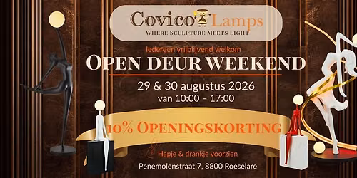 Covico Lamps Open deur Weekend