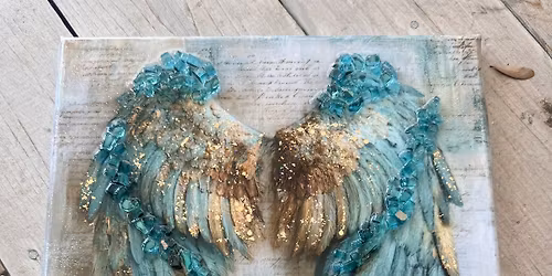 Mixed Media Angel Wing Resin Art Workshop