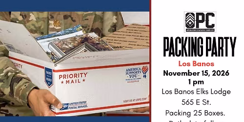 Los Banos OPC Packing Party