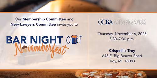 Bar Night Out: Novemberfest