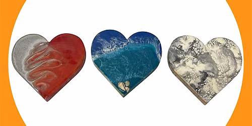 Create Your Own Unique Resin Heart!