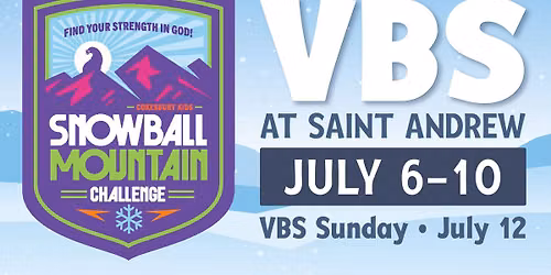 VBS 2026 at Saint Andrew