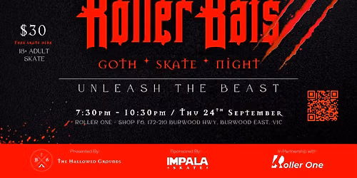 Roller Bats - Goth Skate Night