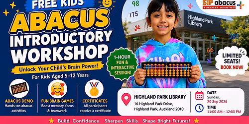 Free Kids' Abacus Introductory Workshop