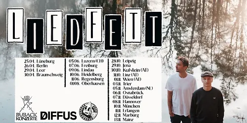 Liedfett Herzlich willkommen - im Club Tour 2026 Trier