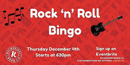 Rock N Roll Bingo