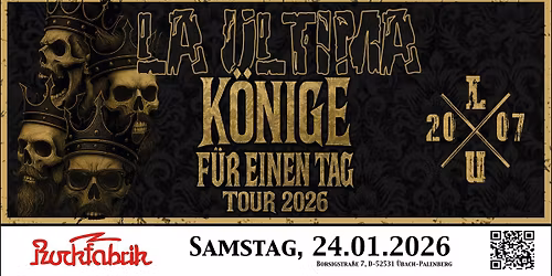 LA ULTIMA - K\u00f6nige f\u00fcr einen Tag - TOUR 2026