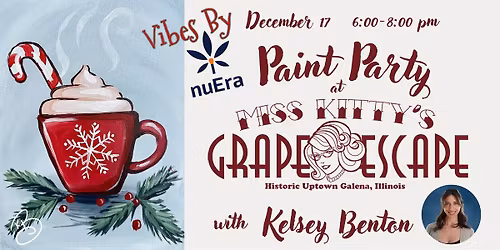 Kelsey Benton Art | The Grape Escape - Peppermint Cocoa Paint Party