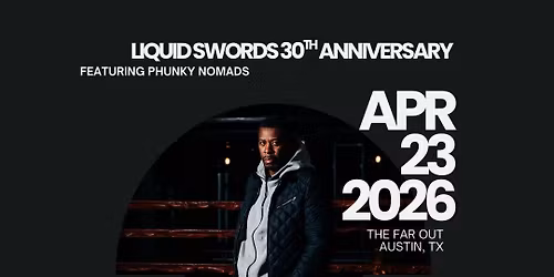 GZA \u2013 Liquid Swords 30th Anniversary Tour (Live Band Set ft. Phunky Nomads) at The Far Out Lounge