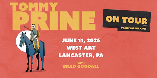 West Art Welcomes Tommy Prine w\/ Special Guest Brad Goodall