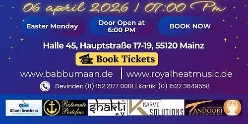 \ud83c\udfa4 Punjabi Legend Babbu Maan \u2013 Live in Concert