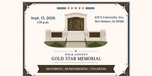 100th Commemoration of the Polk County Gold Star Memorial