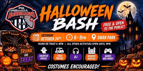 Halloween Bash hosted by PSL Hurricanes Soccer Club