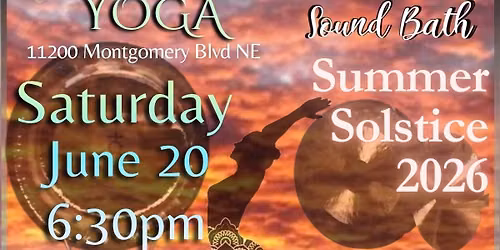 Solstice (Eve) Sound Bath at Desert Lotus Yoga | Welcome Summer June 20