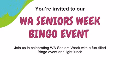 WA Seniors Week Bingo Event