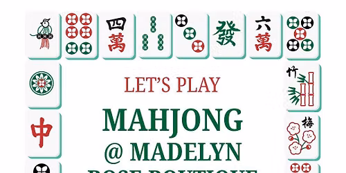 Mahjong Night at Madelyn Rose Boutique
