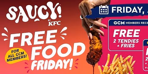 Saucy! FREE TENDIES + FRIES DAY!