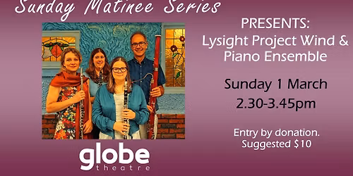 Sunday Matinee Series presents Lysight Project Wind & Piano Ensemble