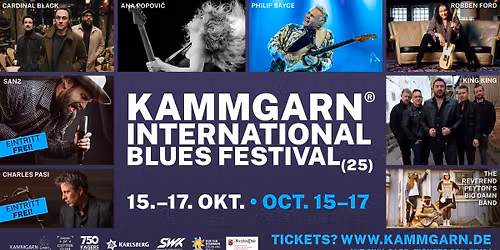 Kammgarn Int. Blues Festvial (25) - Kaiserslautern, Kammgarn