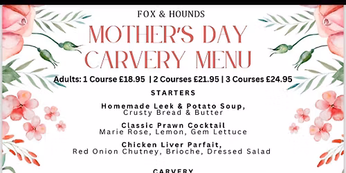 Mothers Day Carvery