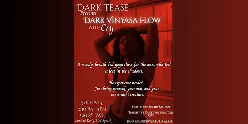 Dark Tease: Dark Vinyasa Flow