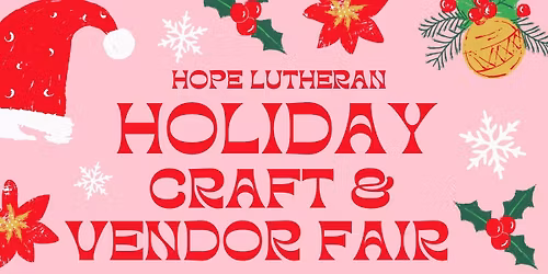 Hope Lutheran School Fall Vendor Fair