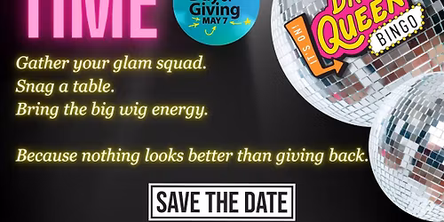Big Day of Giving Drag Bingo