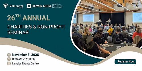 26th Annual Charities & Non-Profit Seminar