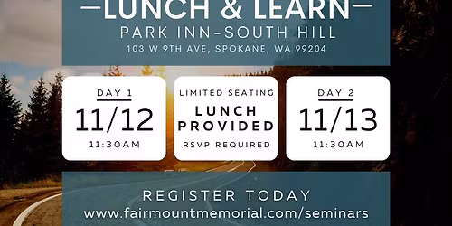Veterans Planning for Tomorrow-  Pre-Planning Lunch & Learn