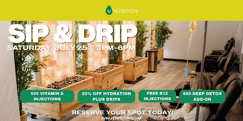 Sip and Drip at IV Nutrition Town Center