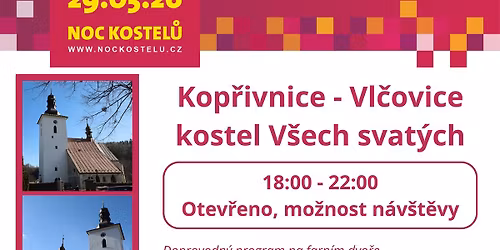Noc kostel\u016f 2026