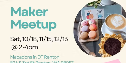 November Crafternoon at Macadons (DT Renton)