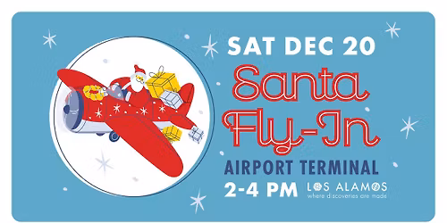 Santa Fly-In at the Los Alamos Airport