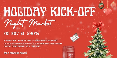 Holiday Kick-Off Night Market \ud83c\udf19\ud83c\udf84