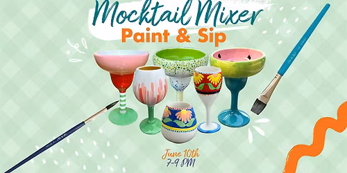 Mocktail Mixer: Paint & Sip  in NYC!