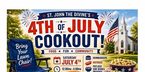 Saint John the Divine - 4th of July cookout